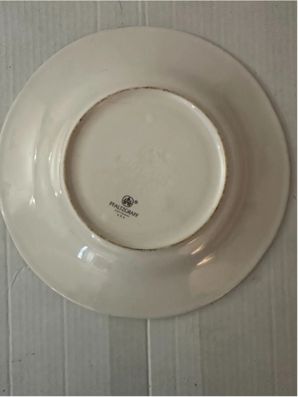 Pfaltzgraff 12 Days of Christmas Salad Plate – Eleven Pipers Piping Design
